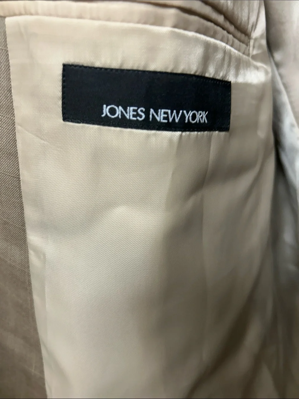 Classic Men's Tan Blazer - Jones New York pmk007
